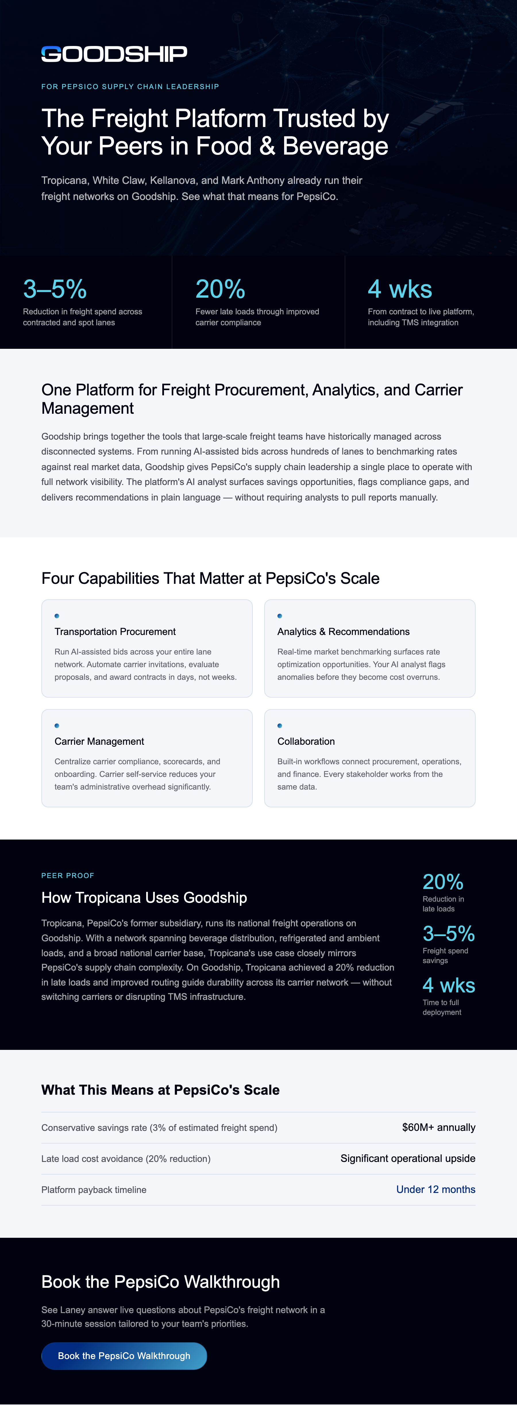 PepsiCo One-Pager